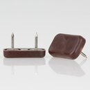 Mbelgleiter 30x18 mm Kunststoff braun mit Nagel zum...
