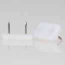 Mbelgleiter 30x18 mm Kunststoff natur mit Nagel zum...
