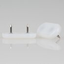 Mbelgleiter 35x18 mm Kunststoff natur mit Nagel zum...