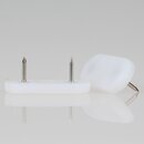 Mbelgleiter 45x20 mm Kunststoff natur mit Nagel zum...