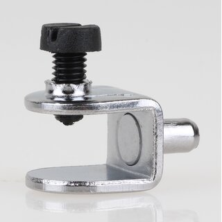 Hfele Bodentrger fr 8&ndash;9 mm Glasbden mit Sicherungsschraube Stahl vernickelt