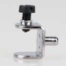 Häfele Bodenträger für 12–13 mm Glasböden mit Sicherungsschraube Stahl vernickelt