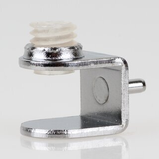 Hfele Bodentrger fr 6-10 mm Glasbden mit Sicherungsschraube zum Einstecken