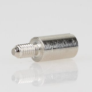 Hfele Bodentrger fr Holzbden Stahl vernickelt zum Eindrehen in 5 mm Spreizmuffe mit M4 Gewinde