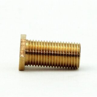M10x1 Trompetennippel 6 kant ohne Verdrehschutz Messing 12x22 mm Gewindelnge 20 mm