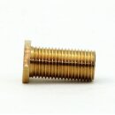 M10x1 Trompetennippel 6 kant ohne Verdrehschutz Messing 12x22 mm Gewindelänge 20 mm