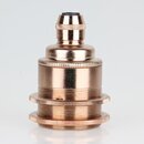 E27 Vintage Lampenfassung Metall Bronze mit 2...