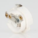 E27 Vintage Lampenfassung Metall Bronze mit 2 Schraubringe und Zugentlastung