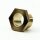 M10x1 Trompetennippel 6 kant ohne Verdrehschutz Messing 12x8 mm Gewindelänge 6 mm