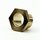 M10x1 Trompetennippel 6 kant ohne Verdrehschutz Messing 12x8mm Gewindelänge 6mm