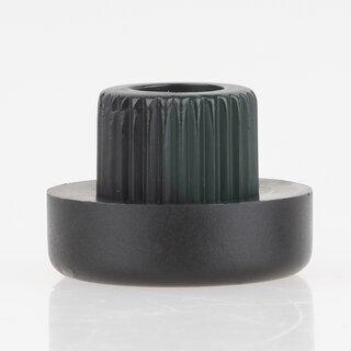 Mbelgleiter Kunststoff schwarz mit Zapfen zum Einsetzen in 15mm Bohrungen