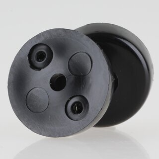 Mbelgleiter Kunststoff 25 mm schwarz zum Schrauben