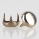 Möbelgleiter 10 mm, 3 Zacken – Metall vernickelt