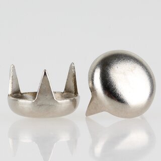 Mbelgleiter 13mm Metall vernickelt mit 3 Zacken