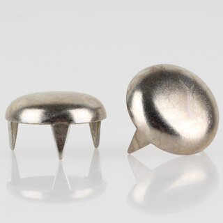 Mbelgleiter 18 mm, 3 Zacken &ndash; Metall vernickelt