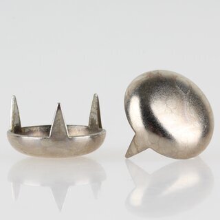 Mbelgleiter 18mm Metall vernickelt mit 3 Zacken