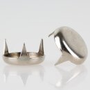 Möbelgleiter 20 mm, 3 Zacken – Metall vernickelt