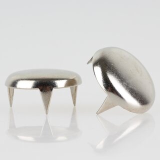 Mbelgleiter 22 mm, 3 Zacken &ndash; Metall vernickelt
