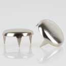 Möbelgleiter 22 mm, 3 Zacken – Metall vernickelt