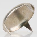 Möbelgleiter 27 mm, 3 Zacken – Metall vernickelt