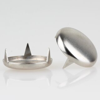 Mbelgleiter 30 mm, 3 Zacken &ndash; Metall vernickelt