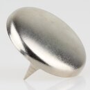 Möbelgleiter 35 mm, 3 Zacken – Metall vernickelt