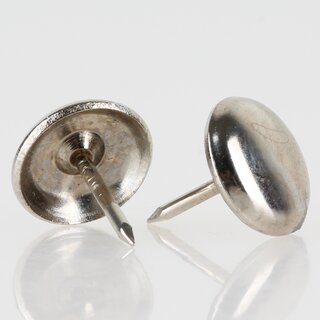 Stuhlbeinnagel Mbelgleiter 13 mm Metall vernickelt &ndash; Bodenschoner