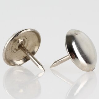 Stuhlbeinnagel Mbelgleiter 15 mm Metall vernickelt &ndash; Bodenschoner