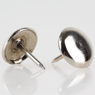 Stuhlbeinnagel Mbelgleiter 16 mm Metall vernickelt &ndash; Bodenschoner