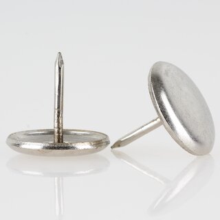 Stuhlbeinnagel Mbelgleiter 25 mm Metall vernickelt &ndash; Bodenschoner