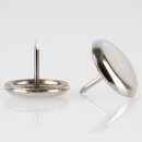 Stuhlbeinnagel Möbelgleiter 28 mm Metall vernickelt...