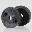 Möbelgleiter Kunststoff 21 mm schwarz – zum Schrauben