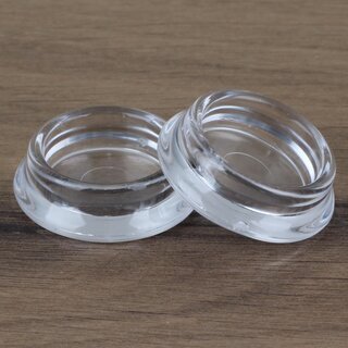 Mbeluntersetzer rund 23/35mm transparent