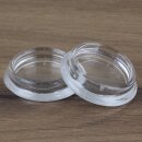 Möbeluntersetzer 30/42 mm rund transparent – Bodenschutz für große Möbel