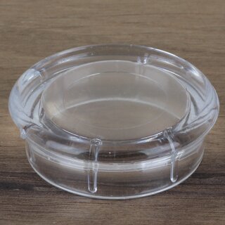 Mbeluntersetzer 33/46 mm rund transparent &ndash; Bodenschutz fr groe Mbel