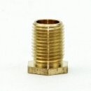 M10x1 Trompetennippel 6 kant ohne Verdrehschutz Messing...