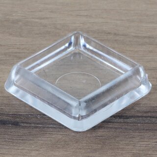 Mbeluntersetzer eckig 30/40mm transparent