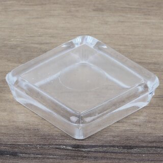 Mbeluntersetzer eckig 30/40mm transparent