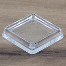 Mbeluntersetzer eckig 40/50mm transparent