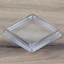Mbeluntersetzer 50/60 mm eckig transparent &ndash;...