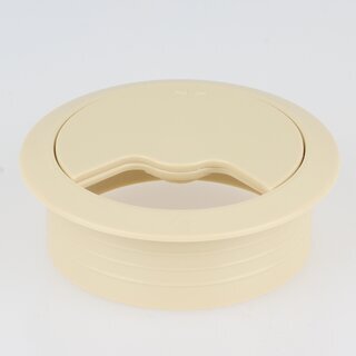 Hfele Kabeldurchfhrung Kabeldurchlass rund 60mm Kunststoff beige