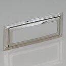 Hfele Etikettenrahmen 65x24mm vernickelt Lochabstand...