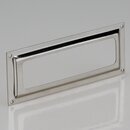 Hfele Etikettenrahmen 79x29mm vernickelt Lochabstand...