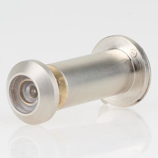 Hfele Trspion 12mm mit Klappe Messing matt vernickelt 31-55mm Trdicke