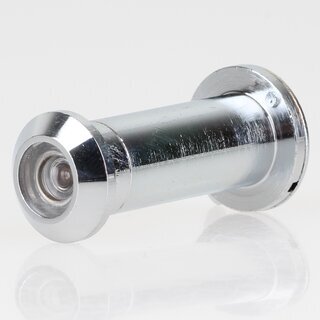 Hfele Trspion 12mm mit Klappe Messing verchromt 31-55mm Trdicke