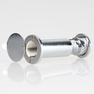 Hfele Trspion 12mm mit Klappe Messing verchromt 31-55mm Trdicke