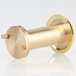 Hfele Trspion Messing poliert 14 mm mit Klappe 200 Sichtwinkel fr Trstrken 35&ndash;55 mm