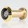 Häfele Türspion Messing poliert 14 mm mit Klappe 200° Sichtwinkel für Türstärken 35–55 mm