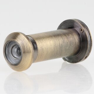 Hfele Trspion 12mm mit Klappe Messing brniert 31-55mm Trdicke