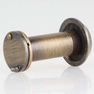 Hfele Trspion 14mm mit Klappe Messing brniert 35-55mm Trdicke